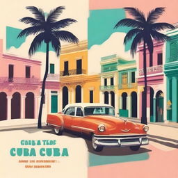 Design a book cover for a collection of short stories set in Cuba