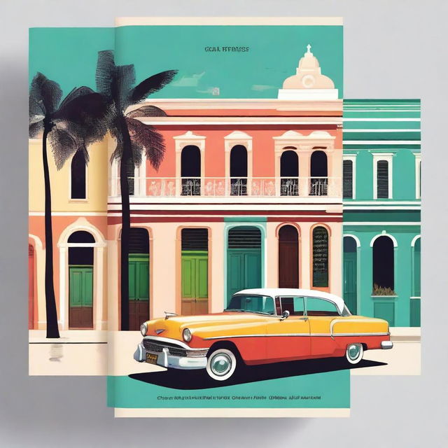 Design a book cover for a collection of short stories set in Cuba