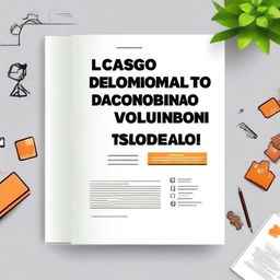 Create a professional document cover for a project titled 'La evolución del comportamiento violento ¿causa o consecuencia de la evolución?'