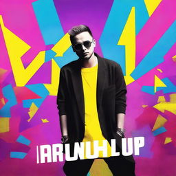 Create a promotional image for a music video by Robin Schulz for a music promotion channel