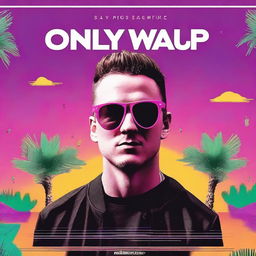 A YouTube thumbnail for a music video promotion channel featuring Robin Schulz's song 'Only Way Is Up'