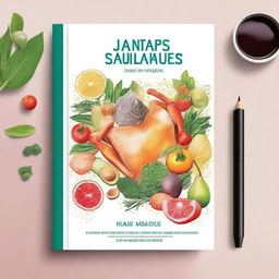 Crie uma capa de ebook em português com o título 'Jantares Saudáveis para 1 Semana'