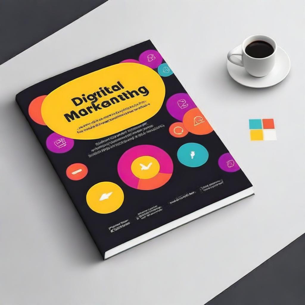 Create an ebook cover about digital marketing indicators