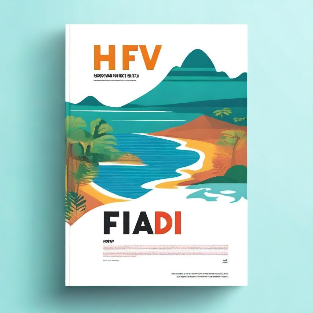 Create a book cover for a report workshop on HIV-AIDS in Fiji