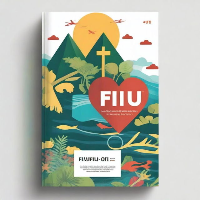 Create a book cover for a report workshop on HIV-AIDS in Fiji