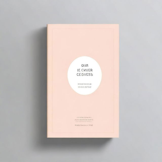 An ebook cover featuring a minimalist design with a modern and clean aesthetic