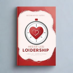 Create a book cover titled 'Heart Led Leadership'