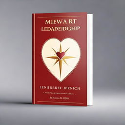 Create a book cover titled 'Heart Led Leadership'