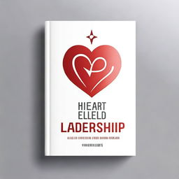 Create a book cover titled 'Heart Led Leadership'