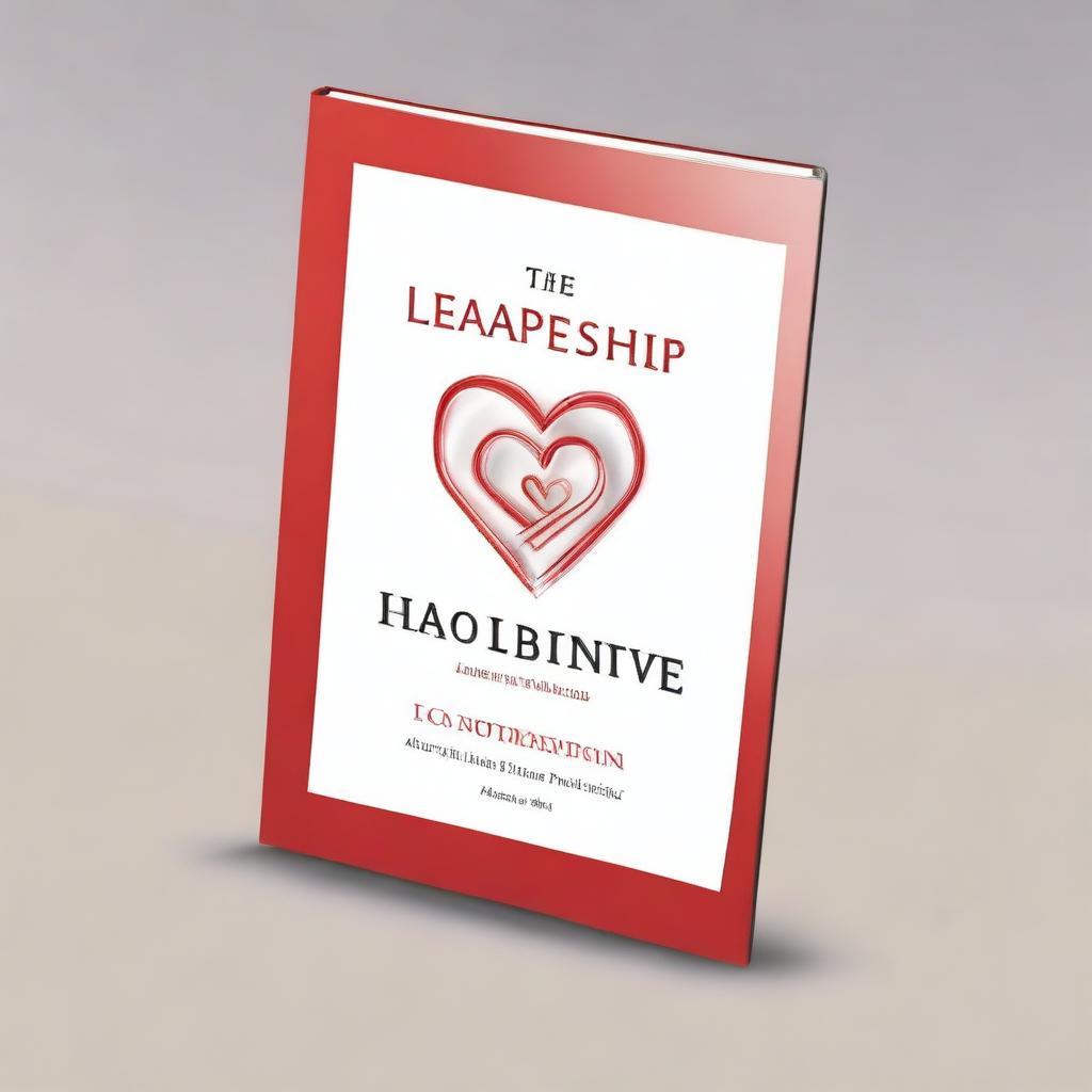 Create a book cover in English titled 'Heart-Led Leadership: Transforming Organizations with Compassion and Integrity'