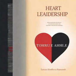 Create a book cover in English titled 'Heart-Led Leadership: Transforming Organizations with Compassion and Integrity'