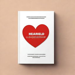 Create a book cover in English titled 'Heart-Led Leadership: Transforming Organizations with Compassion and Integrity'