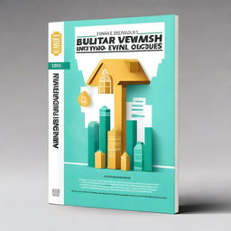 Design a book cover titled 'Building Wealth Through Home Ownership and Real Estate Investment'