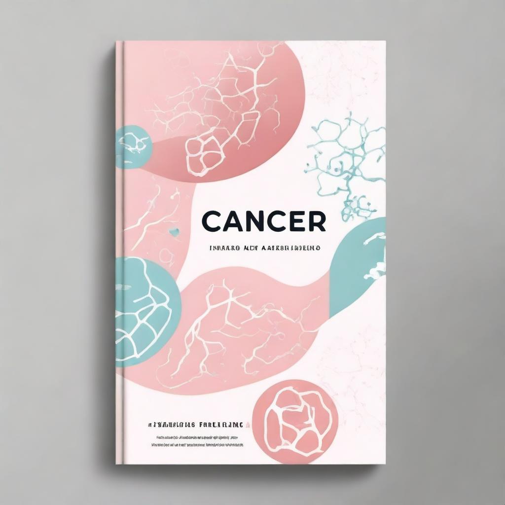 A book cover about cancer, featuring a thoughtful and hopeful design