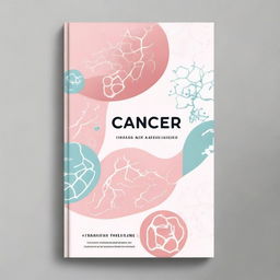 A book cover about cancer, featuring a thoughtful and hopeful design