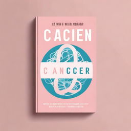 A book cover about cancer, featuring a thoughtful and hopeful design