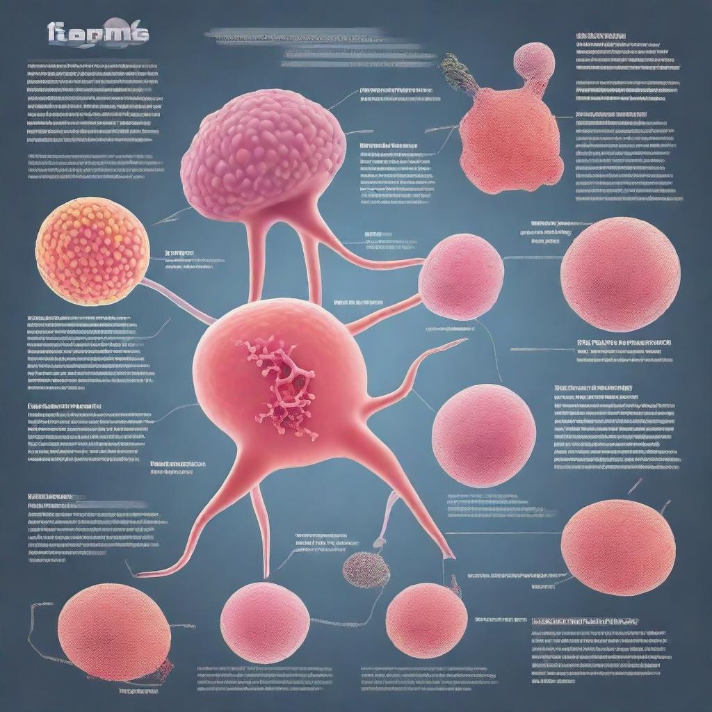 A visual representation explaining what cancer is