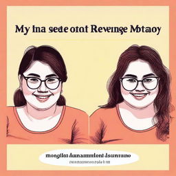 Create an image with the text 'MY SWEET REVENGE' at the top