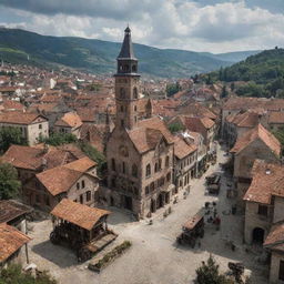 Bosnia Herzegovina with steampunk theme