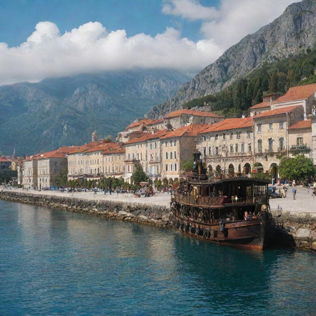 Montenegro with steampunk theme