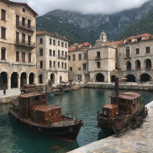 Montenegro with steampunk theme