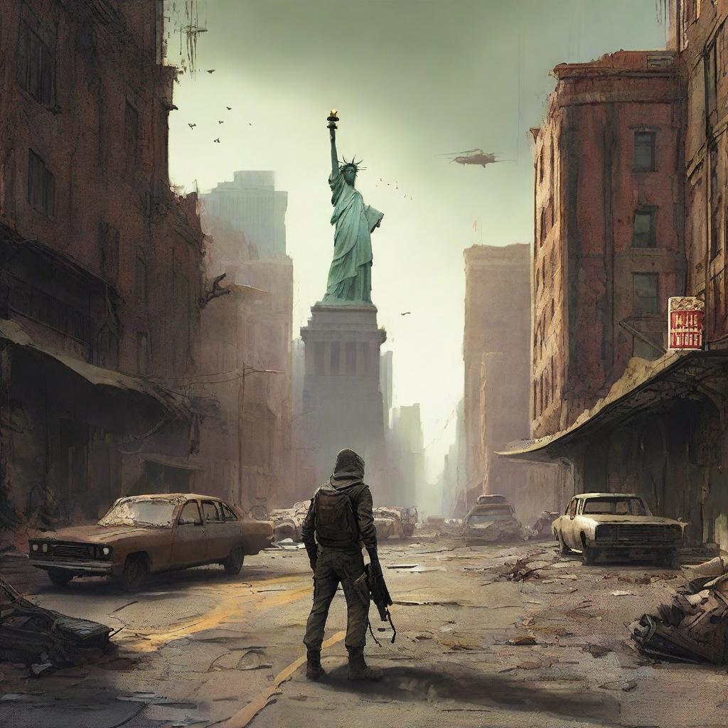 A post-apocalyptic USA inspired by the Fallout series