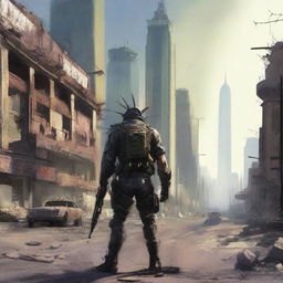 A post-apocalyptic USA inspired by the Fallout series