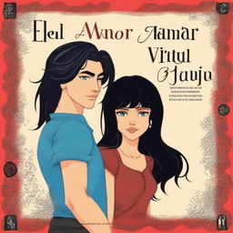 A book cover titled 'El Amor Virtual'