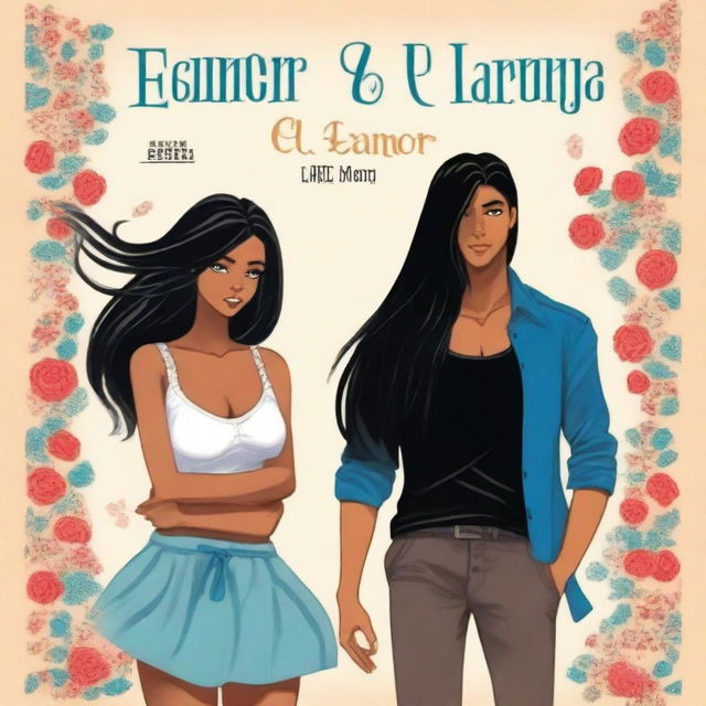 A book cover titled 'El Amor Virtual'