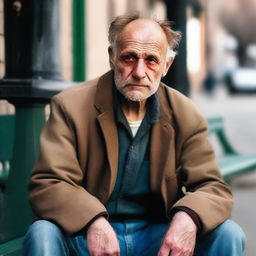 The cover features a compelling portrait of Romanski, the central figure, depicted as a rugged, nearly fifty-year-old man with auburn hair and brown eyes