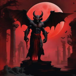 Create an image depicting the origin of a demon