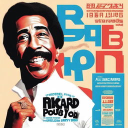 Create an English movie poster for a film titled 'A Party for Richard Pryor'