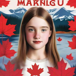 A movie poster featuring a young girl looking straight at the viewer, her face fully visible