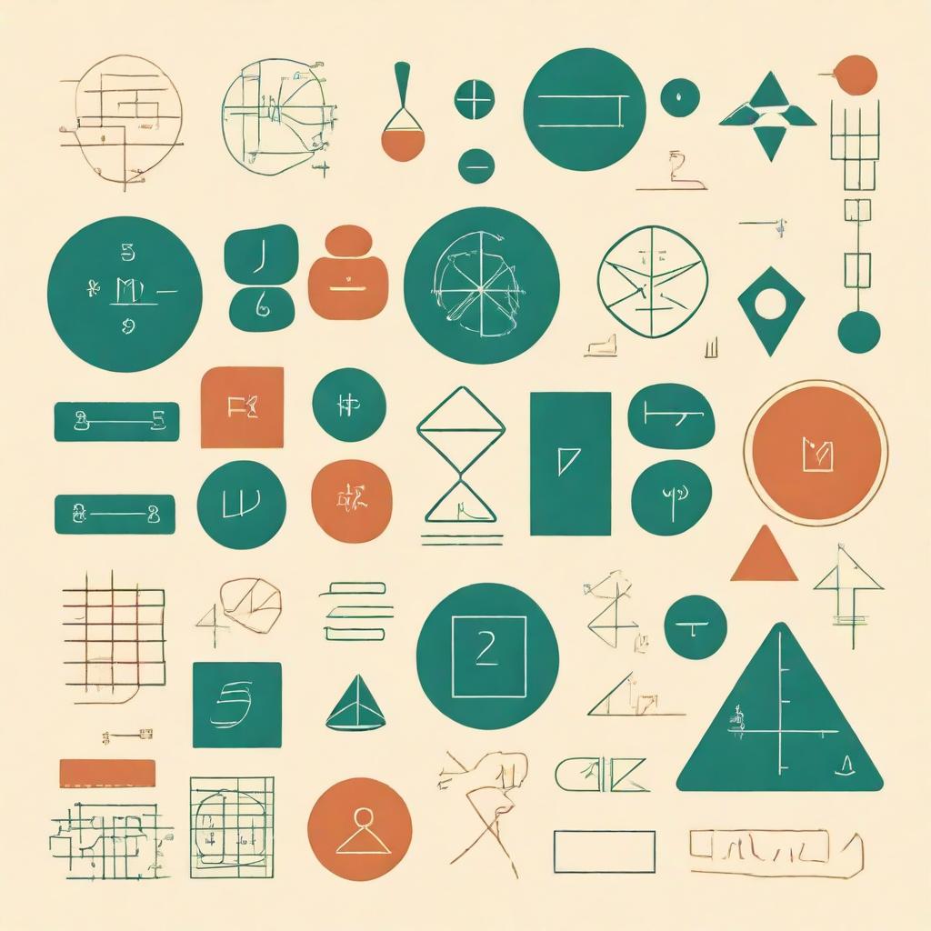 An illustration of mathematical symbols and equations