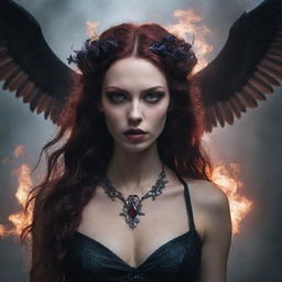 A mystical, enchanting, and powerful character called Njdeh Lilith in a fantasy setting