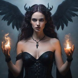 A mystical, enchanting, and powerful character called Njdeh Lilith in a fantasy setting