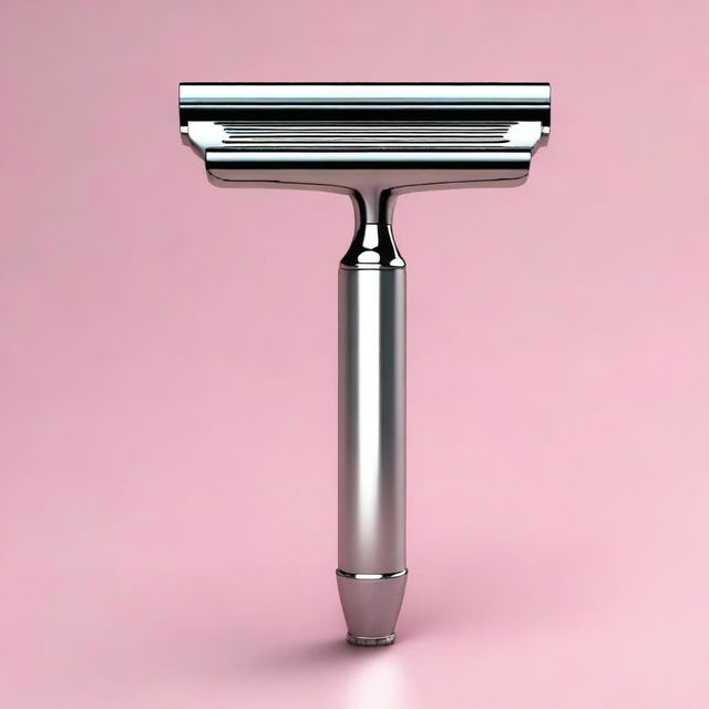 Create an image of a razor with a sleek and modern design