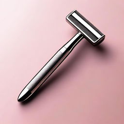 Create an image of a razor with a sleek and modern design