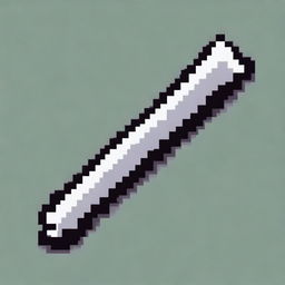 Create a pixel art image of a razor