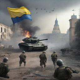 A dramatic and intense depiction of the battles for Kharkiv, Ukraine