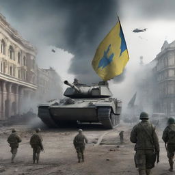 A dramatic and intense depiction of the battles for Kharkiv, Ukraine