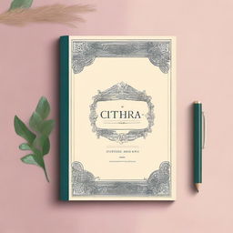 Create a journal cover with the title 'Cithara Journal' prominently displayed