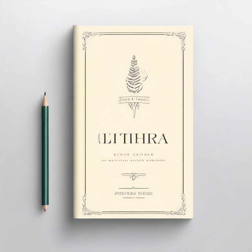 Design a clean and professional cover for a journal titled 'Cithara Journal'