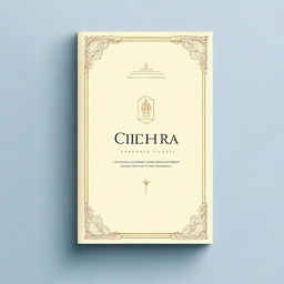 Design a clean and professional cover for a journal titled 'Cithara Journal'