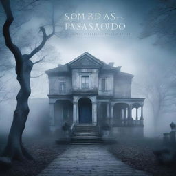 A book cover for "Sombras do Passado"