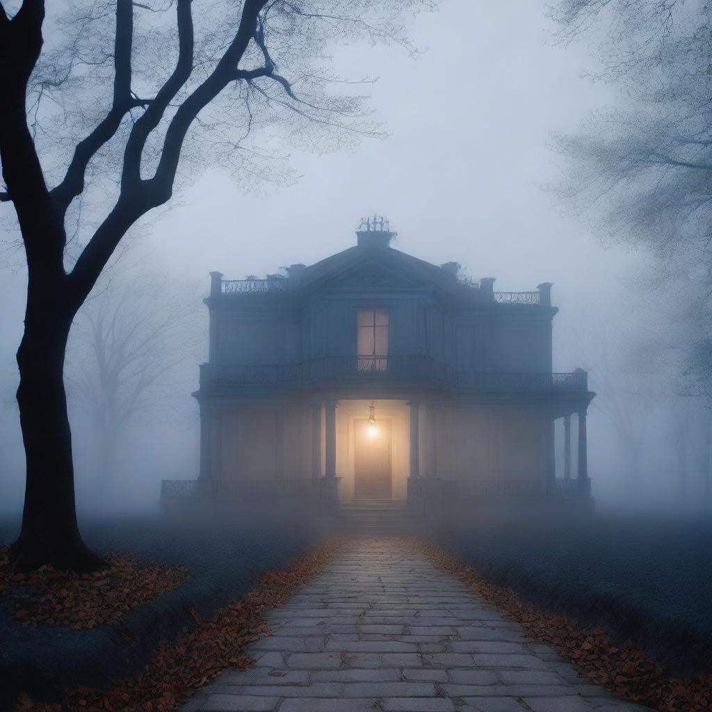 The cover of 'Sombras do Passado' features an old mansion shrouded in ethereal mist, evoking mystery and romance