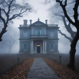 The cover of 'Sombras do Passado' features an old mansion shrouded in ethereal mist, evoking mystery and romance