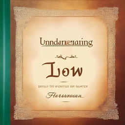 Create a book cover for the title 'Understanding Love' with the subtitle 'In the light of the wisdom of Rabbi Saul - Apostle Paul' by author Ferry Hermawan Winoto, Ph