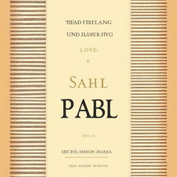 Create a book cover for the title 'Understanding Love' with the subtitle 'In the light of the wisdom of Rabbi Saul - Apostle Paul' by author Ferry Hermawan Winoto, Ph