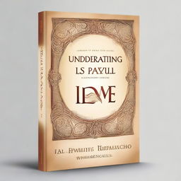 Create a book cover for the title 'Understanding Love' with the subtitle 'In the light of the wisdom of Rabbi Saul - Apostle Paul' by author Ferry Hermawan Winoto, Ph